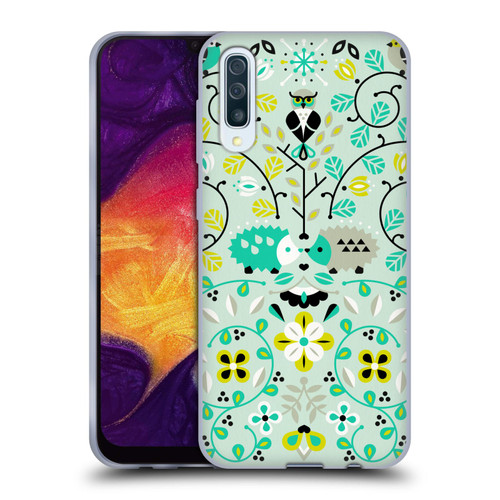 Cat Coquillette Animals Hedgehogs Symmetry Soft Gel Case for Samsung Galaxy A50/A30s (2019)