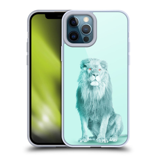 Mark Ashkenazi Pastel Potraits Lion Soft Gel Case for Apple iPhone 12 Pro Max