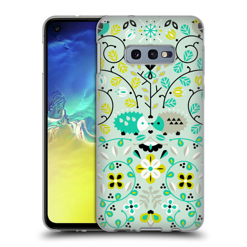 Cat Coquillette Animals Hedgehogs Symmetry Soft Gel Case for Samsung Galaxy S10e