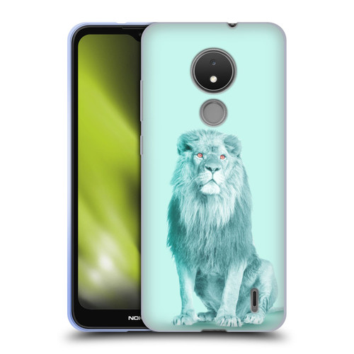Mark Ashkenazi Pastel Potraits Lion Soft Gel Case for Nokia C21