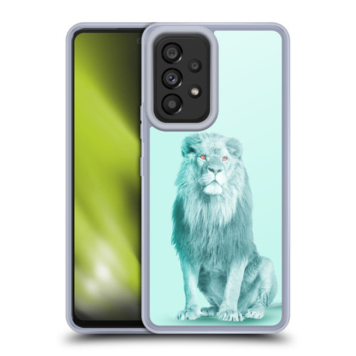 Mark Ashkenazi Pastel Potraits Lion Soft Gel Case for Samsung Galaxy A53 5G (2022)