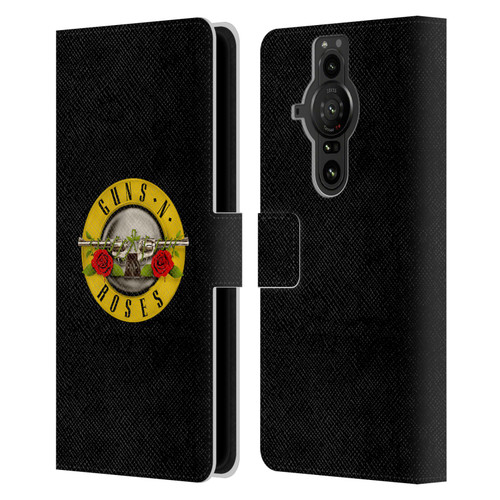 Guns N' Roses Key Art Bullet Logo Leather Book Wallet Case Cover For Sony Xperia Pro-I