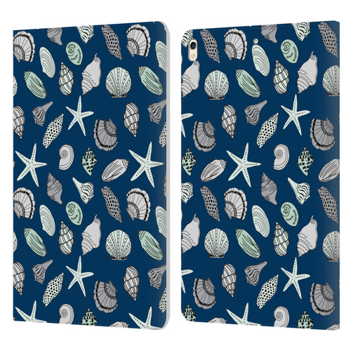 Andrea Lauren Design Sea Animals Shells Leather Book Wallet Case Cover For Apple iPad Pro 10.5 (2017)