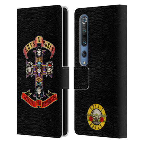 Guns N' Roses Key Art Appetite For Destruction Leather Book Wallet Case Cover For Xiaomi Mi 10 5G / Mi 10 Pro 5G