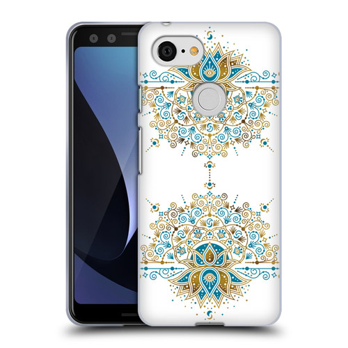 Cat Coquillette Patterns 6 Lotus Bloom Mandala 2 Soft Gel Case for Google Pixel 3