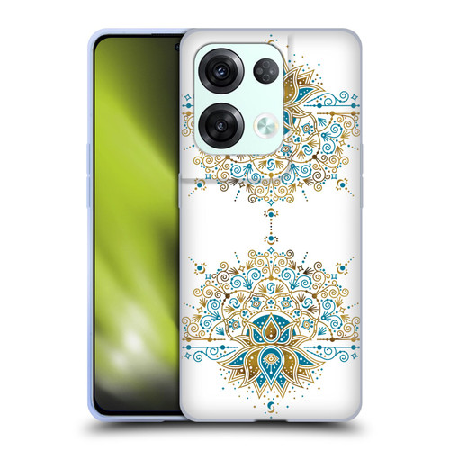 Cat Coquillette Patterns 6 Lotus Bloom Mandala 2 Soft Gel Case for OPPO Reno8 Pro