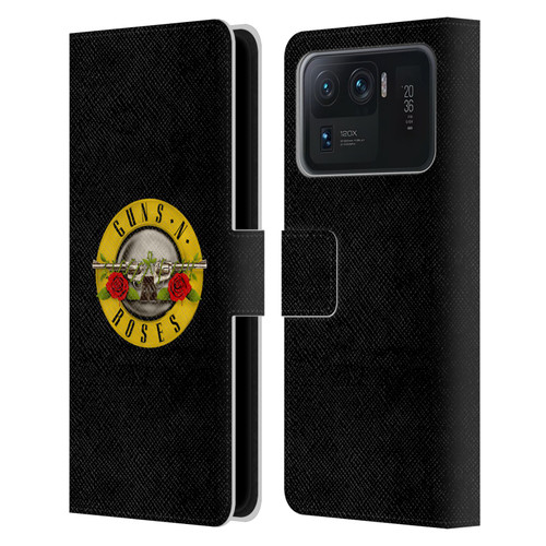 Guns N' Roses Key Art Bullet Logo Leather Book Wallet Case Cover For Xiaomi Mi 11 Ultra