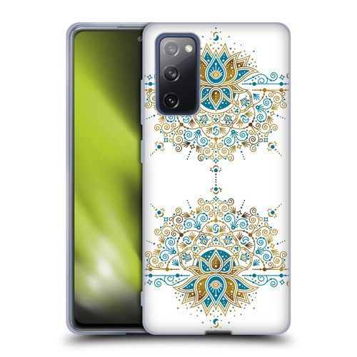 Cat Coquillette Patterns 6 Lotus Bloom Mandala 2 Soft Gel Case for Samsung Galaxy S20 FE / 5G