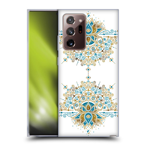 Cat Coquillette Patterns 6 Lotus Bloom Mandala 2 Soft Gel Case for Samsung Galaxy Note20 Ultra / 5G
