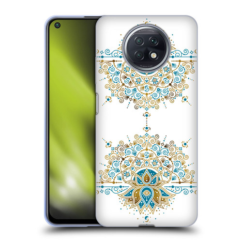 Cat Coquillette Patterns 6 Lotus Bloom Mandala 2 Soft Gel Case for Xiaomi Redmi Note 9T 5G