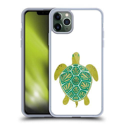 Cat Coquillette Sea Turtle Green Soft Gel Case for Apple iPhone 11 Pro Max