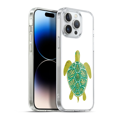 Cat Coquillette Sea Turtle Green Soft Gel Case for Apple iPhone 13 Pro Max & MagSafe