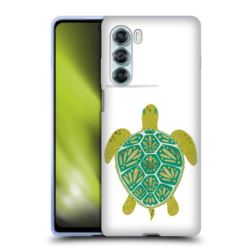 Cat Coquillette Sea Turtle Green Soft Gel Case for Motorola Edge S30 / Moto G200 5G