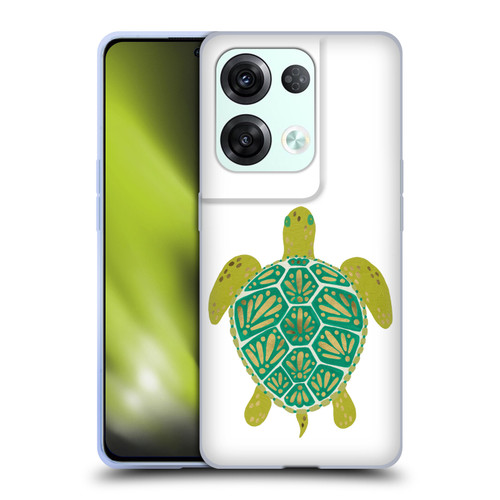 Cat Coquillette Sea Turtle Green Soft Gel Case for OPPO Reno8 Pro