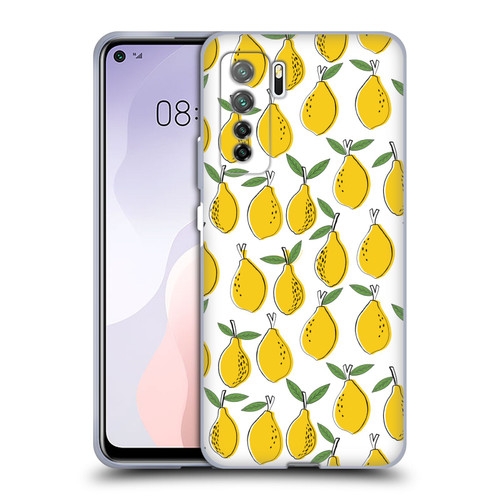 Andrea Lauren Design Food Pattern Lemons Soft Gel Case for Huawei Nova 7 SE/P40 Lite 5G