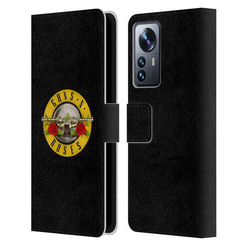 Guns N' Roses Key Art Bullet Logo Leather Book Wallet Case Cover For Xiaomi 12 Pro