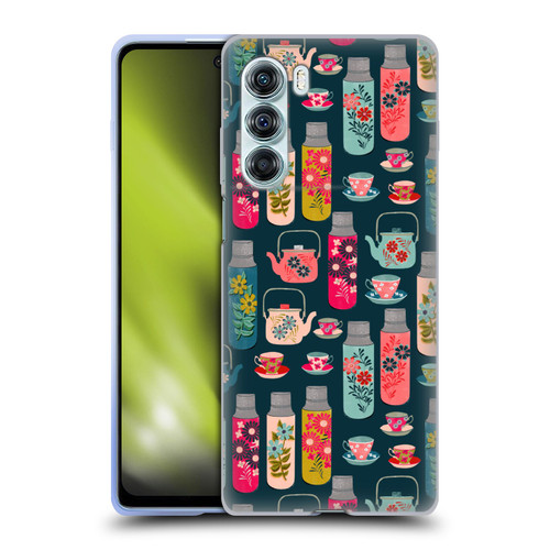 Andrea Lauren Design Food Pattern Jars & Teacups Soft Gel Case for Motorola Edge S30 / Moto G200 5G