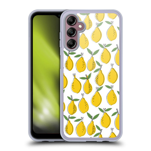 Andrea Lauren Design Food Pattern Lemons Soft Gel Case for Samsung Galaxy A14 5G