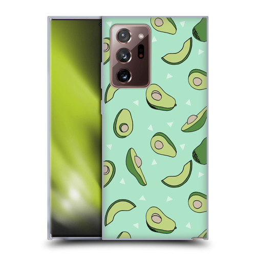 Andrea Lauren Design Food Pattern Avocado Soft Gel Case for Samsung Galaxy Note20 Ultra / 5G