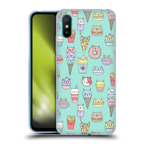 Andrea Lauren Design Food Pattern Catfood Soft Gel Case for Xiaomi Redmi 9A / Redmi 9AT
