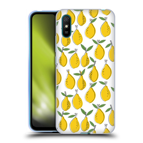 Andrea Lauren Design Food Pattern Lemons Soft Gel Case for Xiaomi Redmi 9A / Redmi 9AT