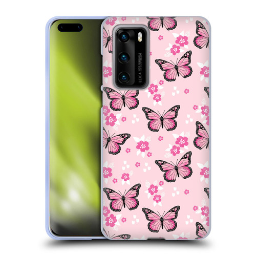 Andrea Lauren Design Lady Like Butterfly Soft Gel Case for Huawei P40 5G