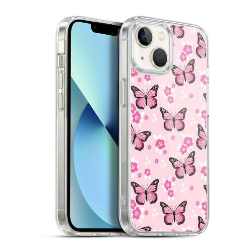 Andrea Lauren Design Lady Like Butterfly Soft Gel Case for Apple iPhone 13