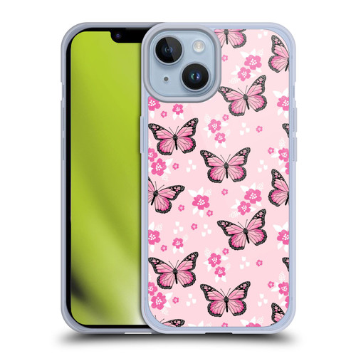 Andrea Lauren Design Lady Like Butterfly Soft Gel Case for Apple iPhone 14
