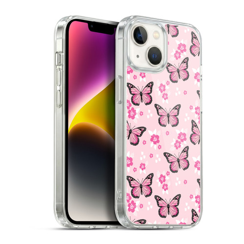 Andrea Lauren Design Lady Like Butterfly Soft Gel Case for Apple iPhone 14