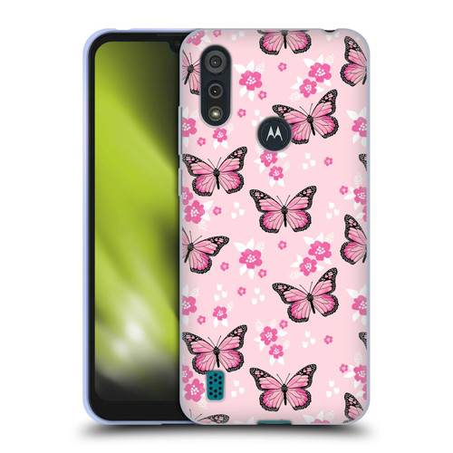 Andrea Lauren Design Lady Like Butterfly Soft Gel Case for Motorola Moto E6s (2020)