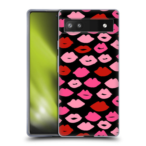 Andrea Lauren Design Lady Like Kisses Soft Gel Case for Google Pixel 6a