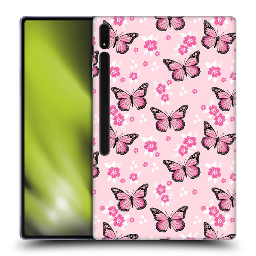 Andrea Lauren Design Lady Like Butterfly Soft Gel Case for Samsung Galaxy Tab S8 Ultra