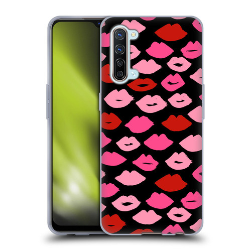 Andrea Lauren Design Lady Like Kisses Soft Gel Case for OPPO Find X2 Lite 5G