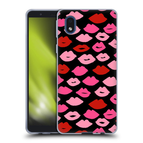 Andrea Lauren Design Lady Like Kisses Soft Gel Case for Samsung Galaxy A01 Core (2020)
