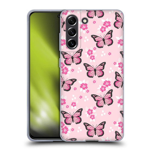 Andrea Lauren Design Lady Like Butterfly Soft Gel Case for Samsung Galaxy S21 FE 5G
