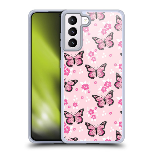 Andrea Lauren Design Lady Like Butterfly Soft Gel Case for Samsung Galaxy S21+ 5G