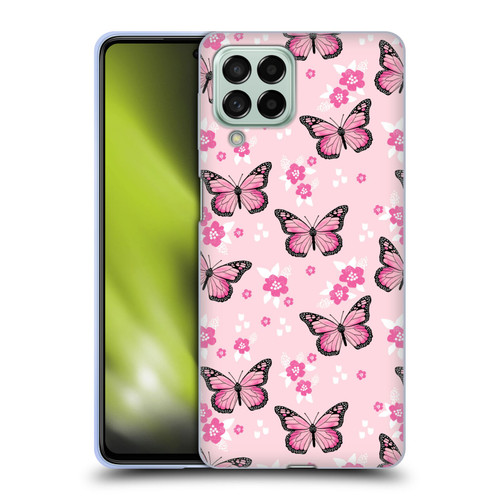 Andrea Lauren Design Lady Like Butterfly Soft Gel Case for Samsung Galaxy M53 (2022)