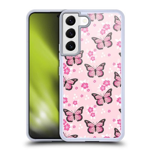 Andrea Lauren Design Lady Like Butterfly Soft Gel Case for Samsung Galaxy S22 5G