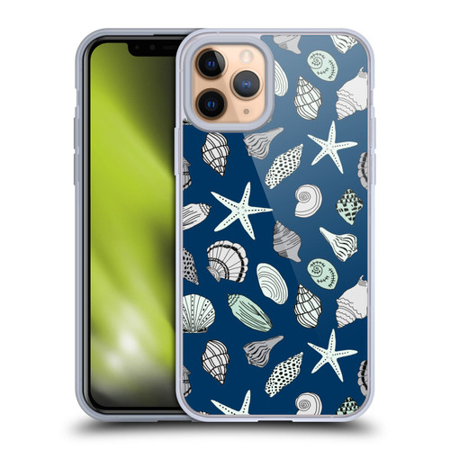 Andrea Lauren Design Sea Animals Shells Soft Gel Case for Apple iPhone 11 Pro