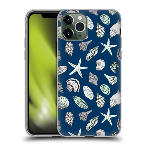 Andrea Lauren Design Sea Animals Shells Soft Gel Case for Apple iPhone 11 Pro