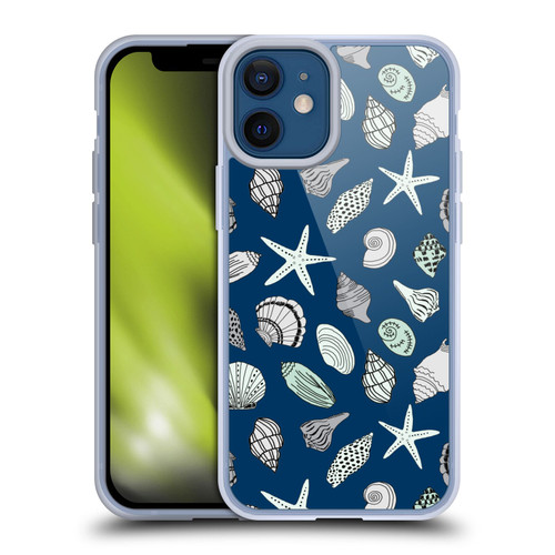 Andrea Lauren Design Sea Animals Shells Soft Gel Case for Apple iPhone 12 Mini