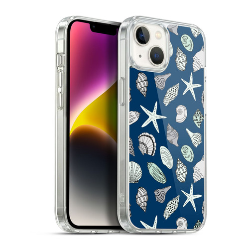 Andrea Lauren Design Sea Animals Shells Soft Gel Case for Apple iPhone 14 Plus & MagSafe