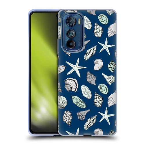 Andrea Lauren Design Sea Animals Shells Soft Gel Case for Motorola Edge 30
