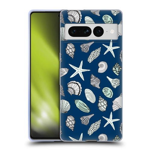 Andrea Lauren Design Sea Animals Shells Soft Gel Case for Google Pixel 7 Pro