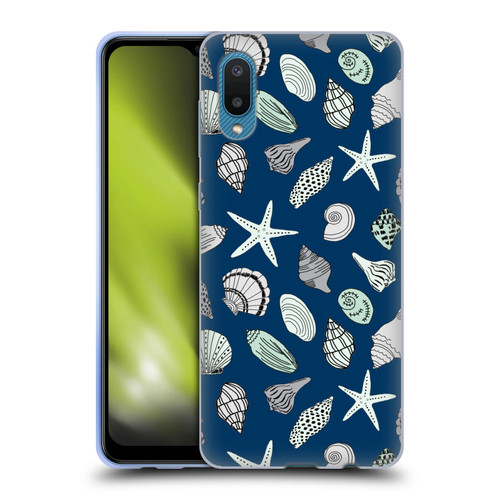 Andrea Lauren Design Sea Animals Shells Soft Gel Case for Samsung Galaxy A02/M02 (2021)