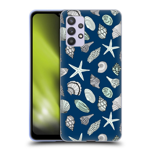 Andrea Lauren Design Sea Animals Shells Soft Gel Case for Samsung Galaxy A32 5G / M32 5G (2021)