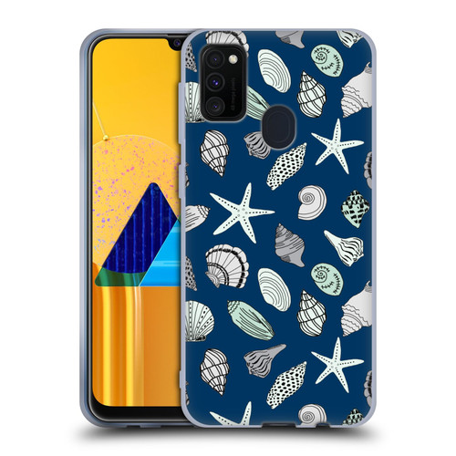 Andrea Lauren Design Sea Animals Shells Soft Gel Case for Samsung Galaxy M30s (2019)/M21 (2020)