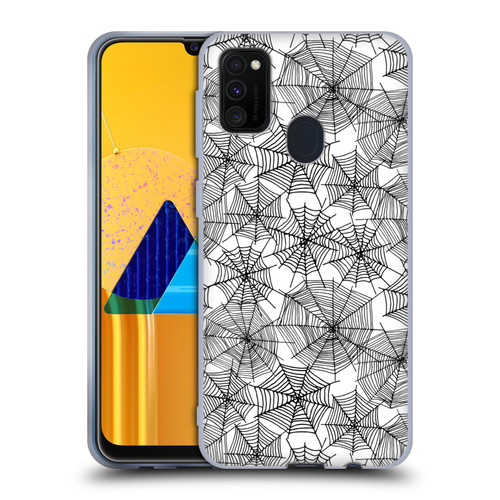 Andrea Lauren Design Assorted Spider Webs Soft Gel Case for Samsung Galaxy M30s (2019)/M21 (2020)