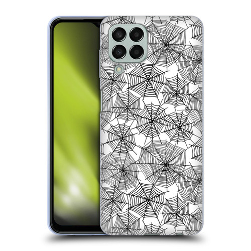 Andrea Lauren Design Assorted Spider Webs Soft Gel Case for Samsung Galaxy M33 (2022)