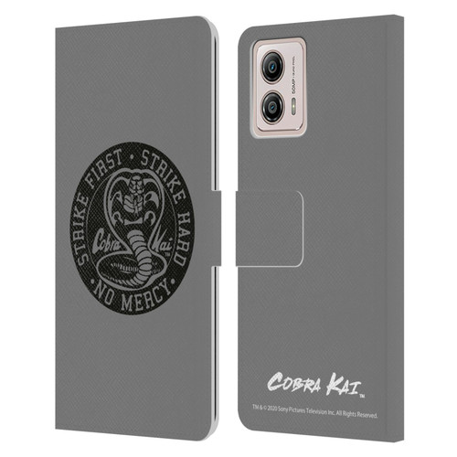 Cobra Kai Graphics Strike Logo 2 Leather Book Wallet Case Cover For Motorola Moto G53 5G